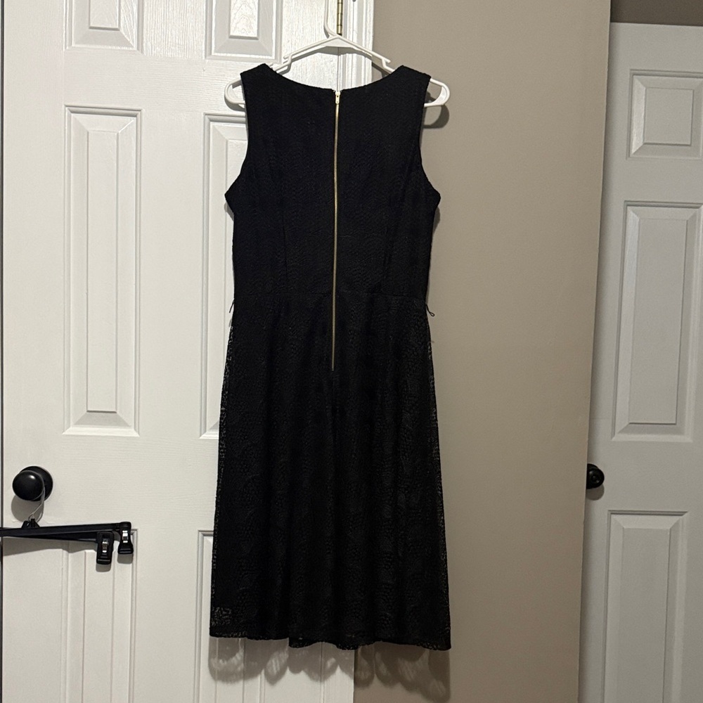 Danny & Nicole Elegant Black Midi Dress - Picture 2 of 8